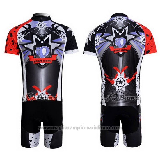 2010 Abbigliamento Ciclismo Pearl Izumi Nero e Blu Manica Corta e Salopette